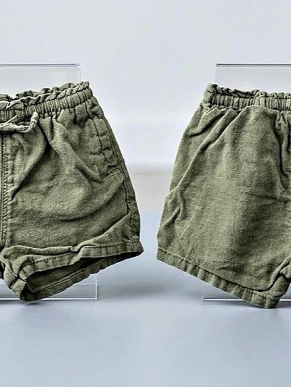 Old Navy Drawstring Shorts Olive Green Size 3T 